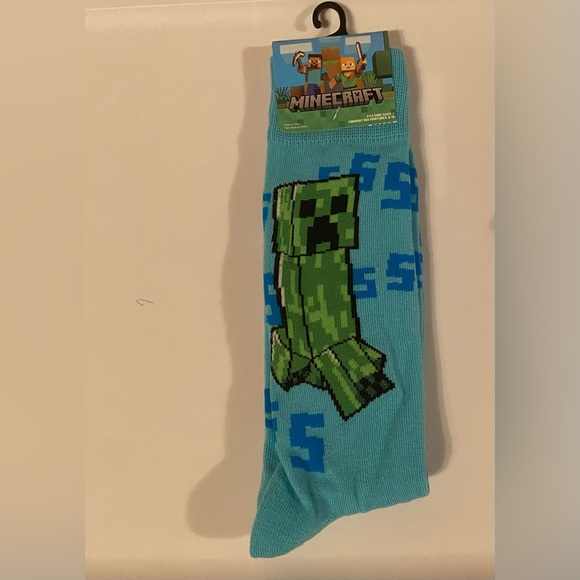 Fun Novelty Socks Featuring Minecraft - Picture 1 of 1